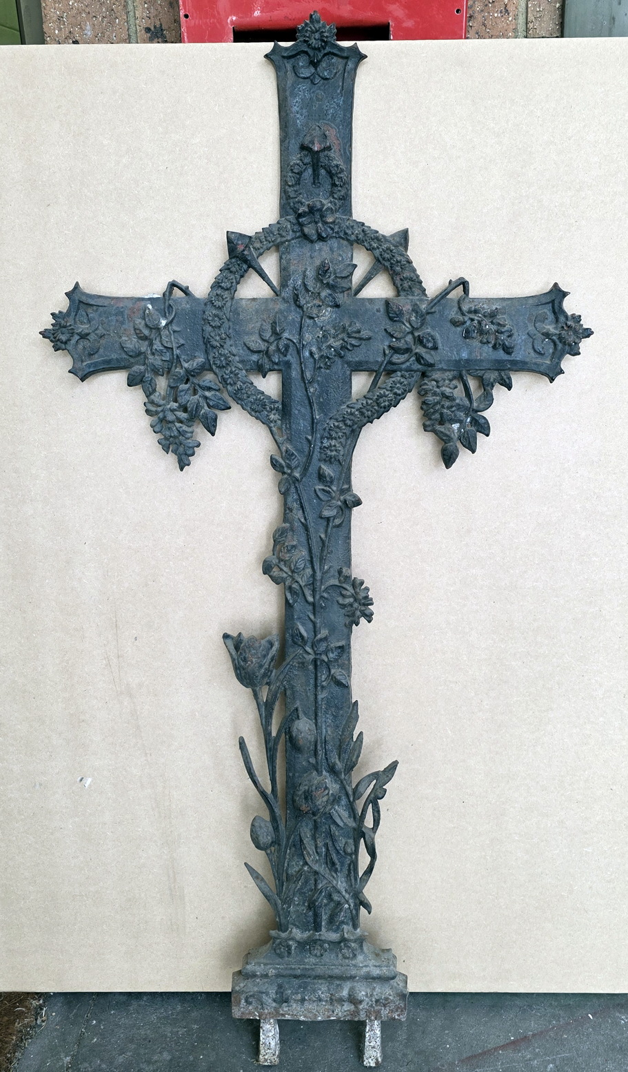 A large French Crucifix